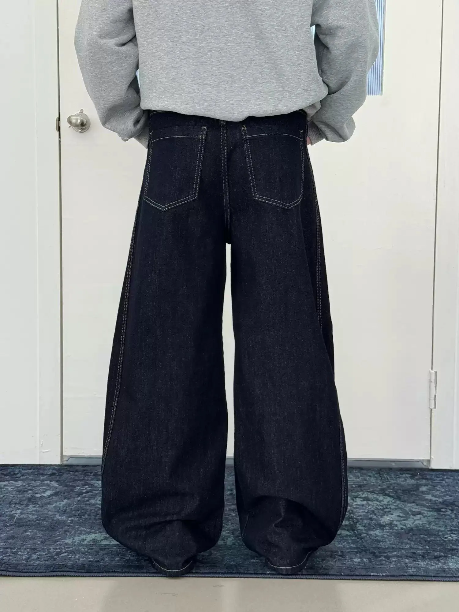 Nine Stitched Machete Straight Jeans