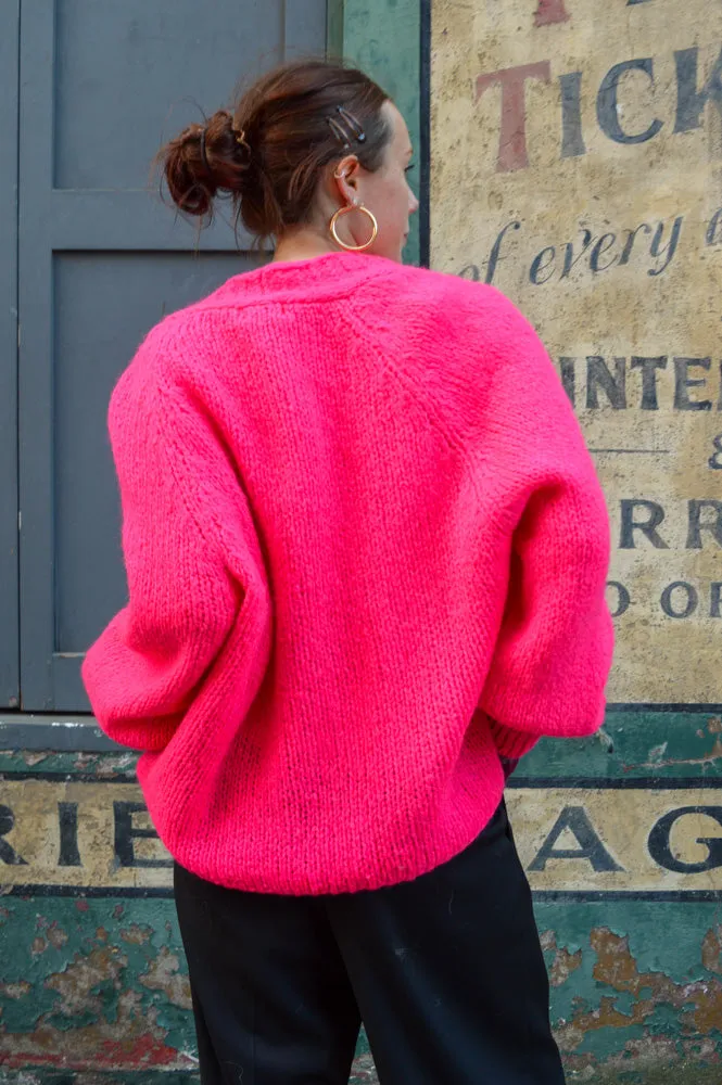 Noella Fora Poppy Pink Cardigan