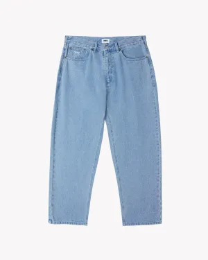 Obey BIGWIG BAGGY DENIM - Light Indigo