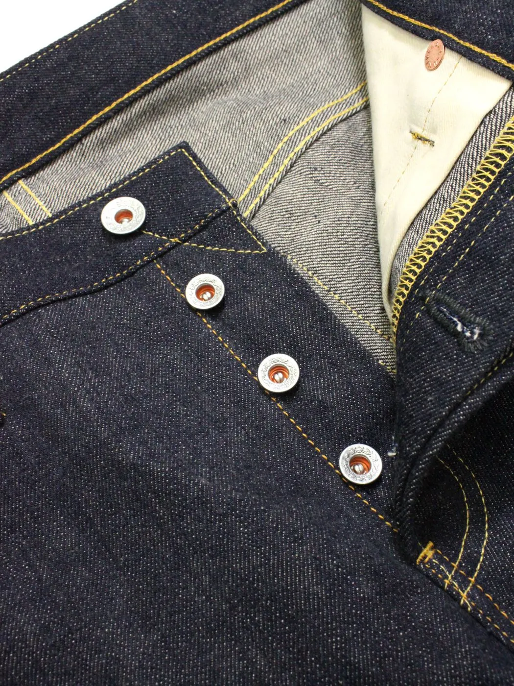 ONI 707LWZR 12.5oz Natural Indigo Low Tension Slim Straight Jean - Raw