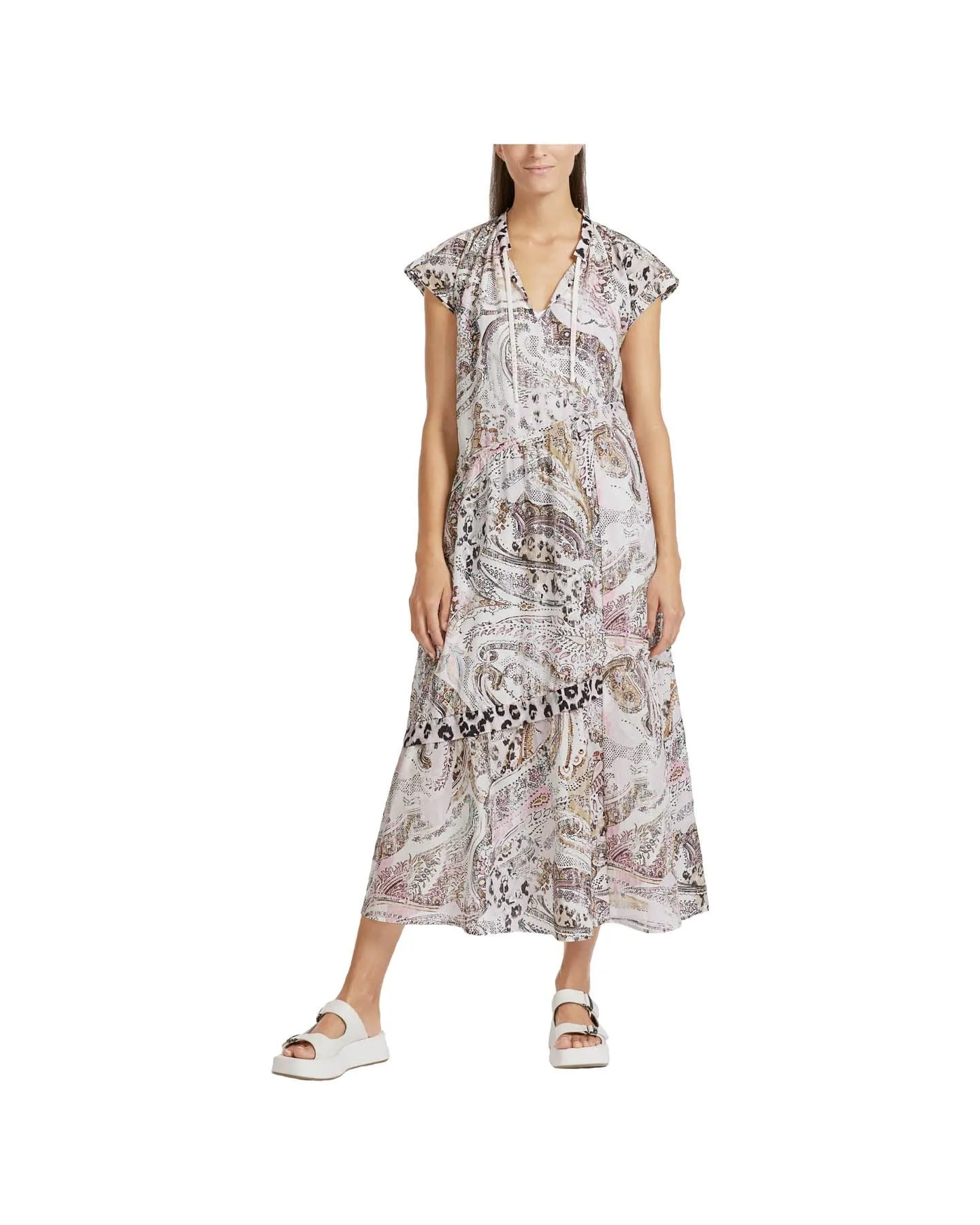 Paisley Print Dress