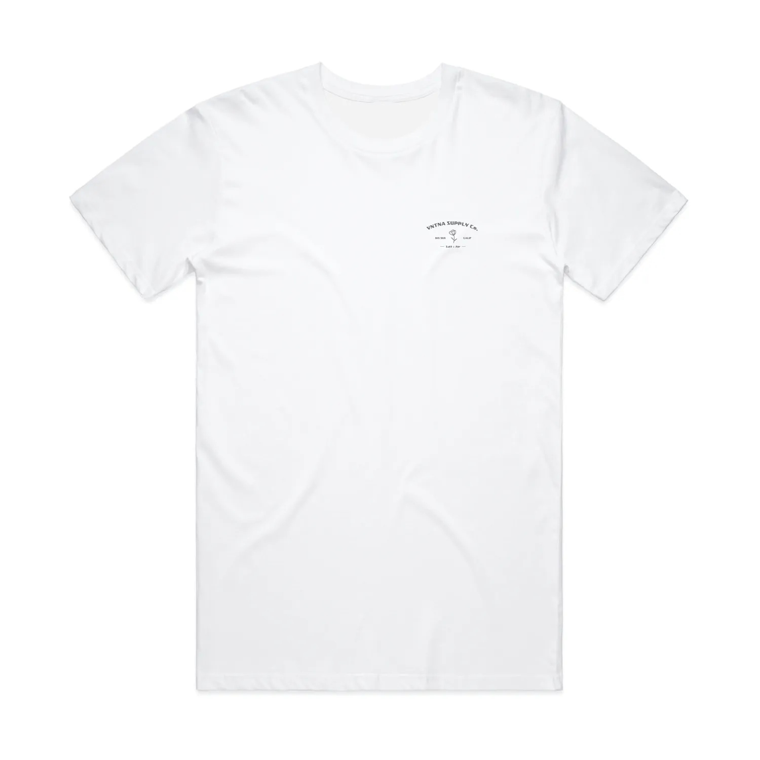 Poppy Oval Tee - White