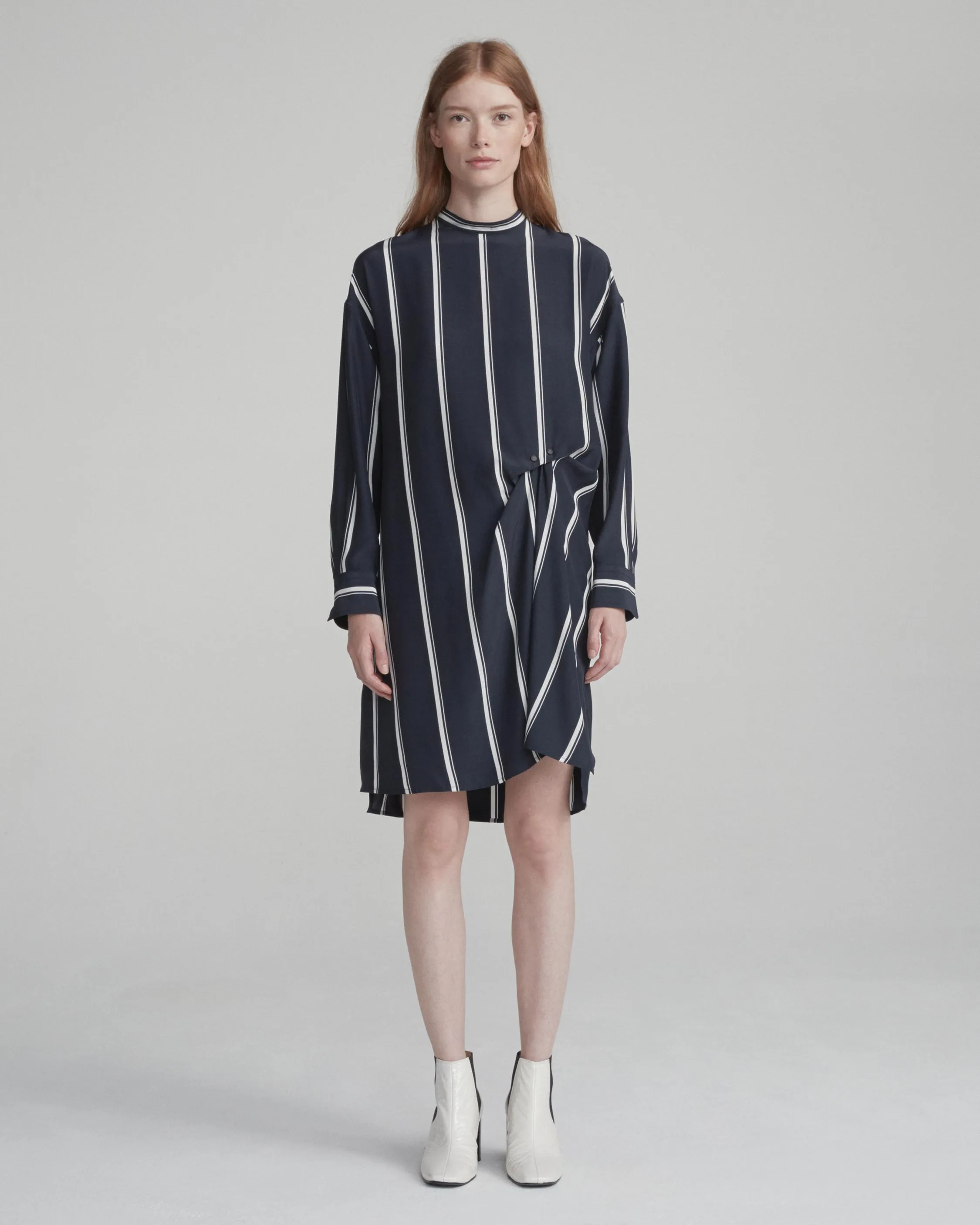 Rag & Bone Collection - Jacklin Dress Navy Stripe