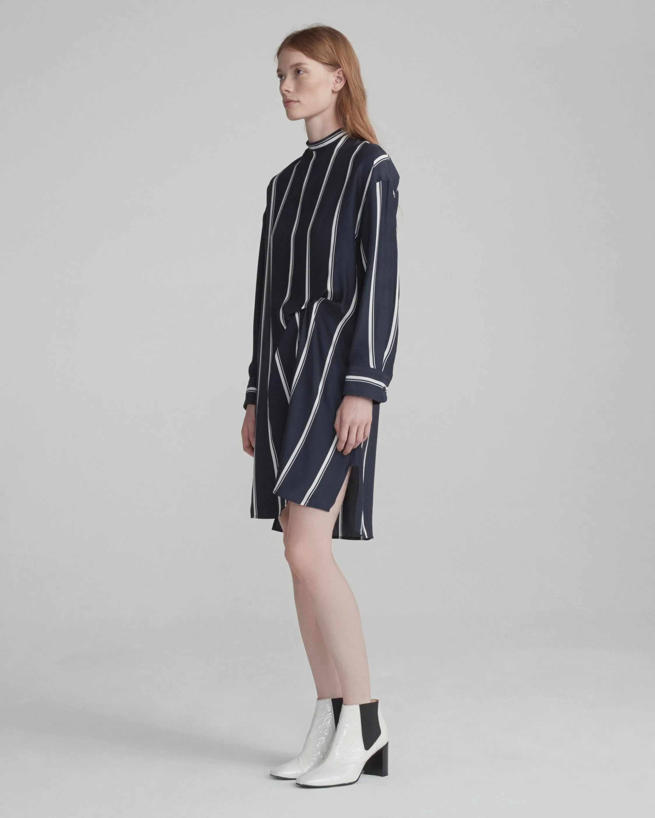 Rag & Bone Collection - Jacklin Dress Navy Stripe