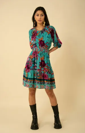 Ruby Velvet Burnout Dress
