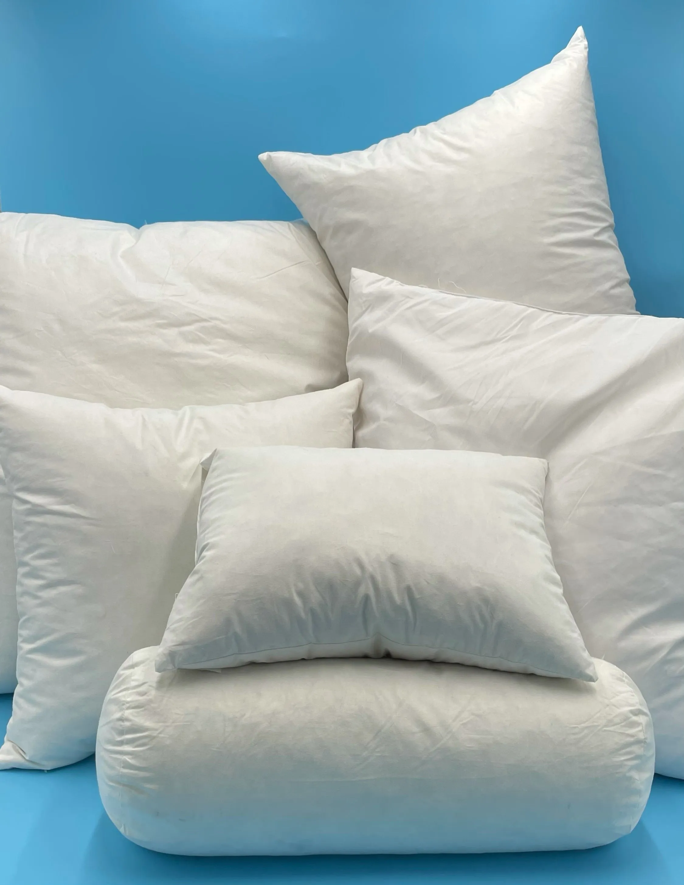 SupremeSoft™ 12" Square 100% White Goose Down Pillow Insert