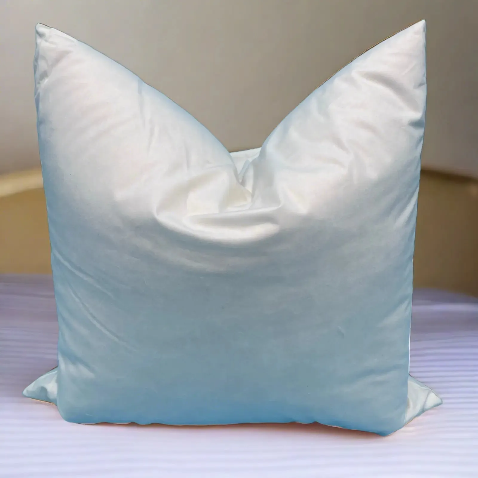 SupremeSoft™ 14" Square 100% White Goose Down Pillow Insert