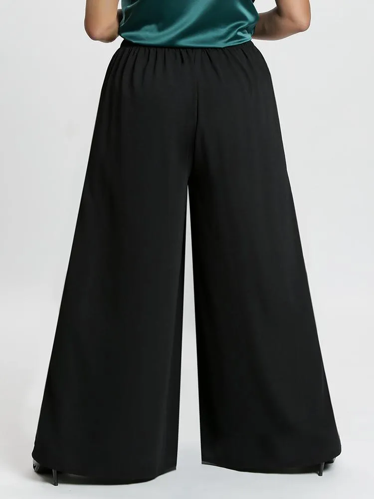 Tie Front Wide Leg Pants