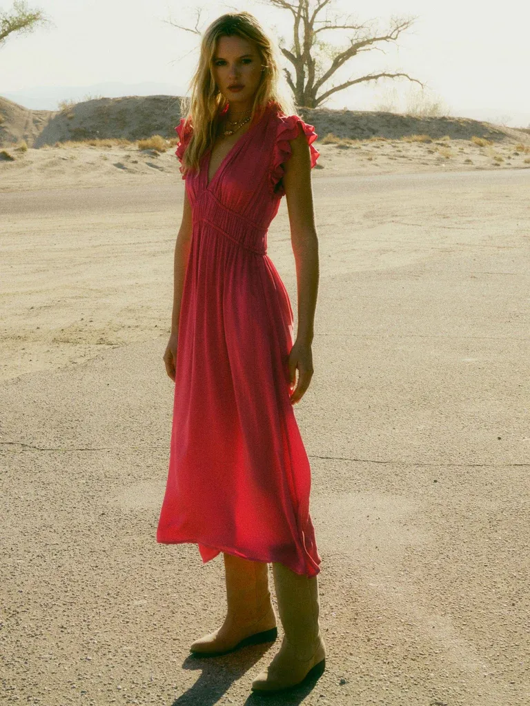 Xirena - Posey Dress in Pink Ruby